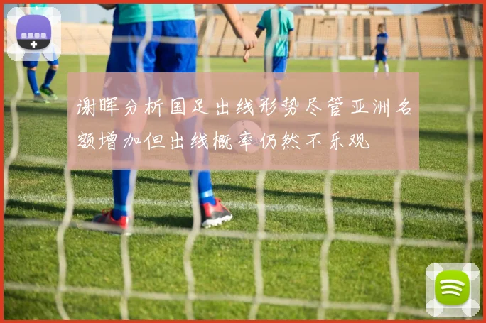 谢晖分析国足出线形势尽管亚洲名额增加但出线概率仍然不乐观